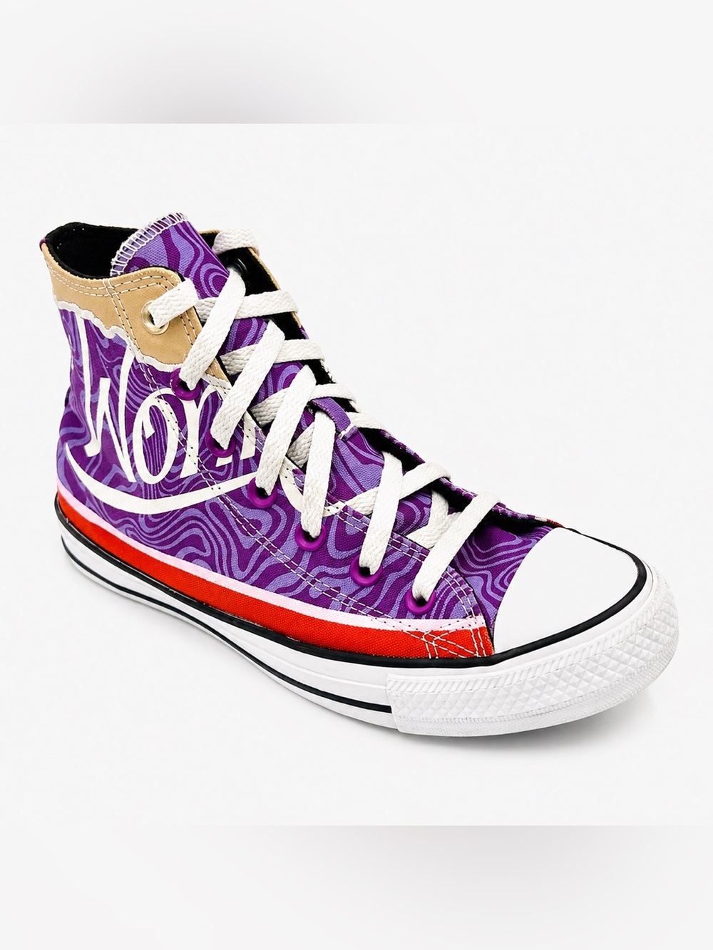Converse x Willy Wonka Chuck Taylor All Star High Top Sneakers Women’s Size 8